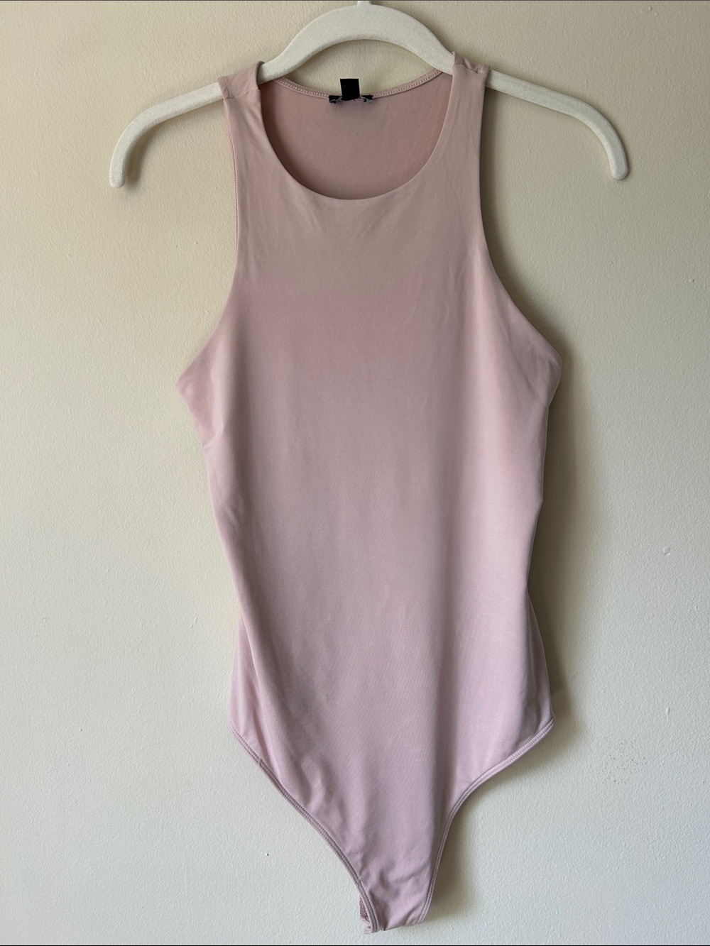 Express Body Contour Light Pink Sleeveless Bodysuit